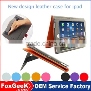 New Design Leather Case for Ipad Mini Case ,for Ipad 2 3 4 Case ,for Ipad Air/air2 Case thumbnail-1