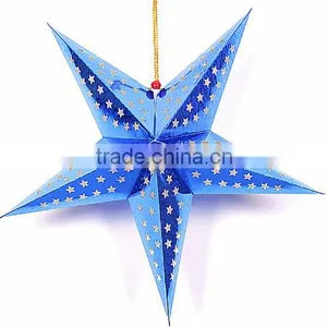 Hot Selling Star Shaped Led Paper Lantern Light thumbnail-5