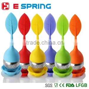Customized High Quality With Stainless Steel Ball Silicone Infuser Tea thumbnail-1