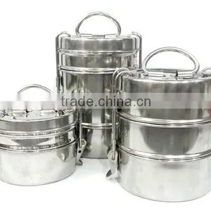 Stainless Steel Clip Tiffin thumbnail-1
