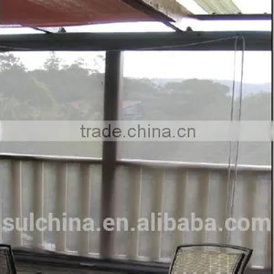 PVC Patio Blind Mesh/PVC Bistro Blind/PVC Roller Blind /Out Door Roller Blind thumbnail-1