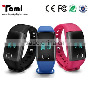 Smart Wristband Heart Rate Monitor Smart Bracelet Bluetooth Pedometer for Smart Phone Long Stand by thumbnail-1