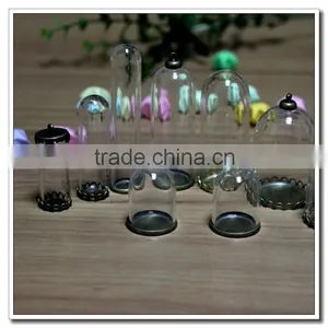 Flat and Round 25 20ml Bottles With Corks. Containers With Lids& Caps& Wooden Base. Bulk Empty Clear Glass Small Decorative Jars thumbnail-4
