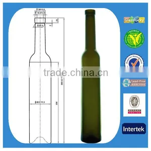Glasslucky Olive Green 500ml Ice Wine Bottles Wholesale thumbnail-1