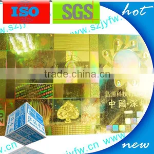 2016 3d Hologram With Original Laser Holographic Sticker Custom Hologram Label thumbnail-1