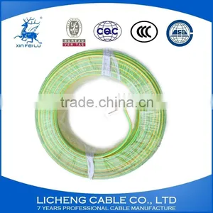 Green-yellow Earthing Wire PVC Insulated Copper Conductor Electric Cable 35mm2 thumbnail-3