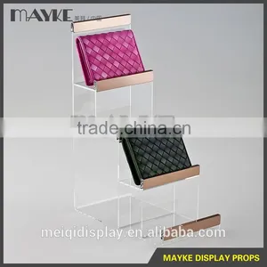 Four Layers Acrylic Wallet Display Stand for Wallet Exhiition thumbnail-1