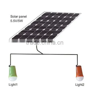 Solar Indoor Lantern With 2pcs 3W Superbright Lamp thumbnail-1
