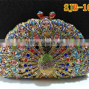 Wedding Crystal Handbag With Rhinestone in Very Pretty Appearance Durable in Use thumbnail-1