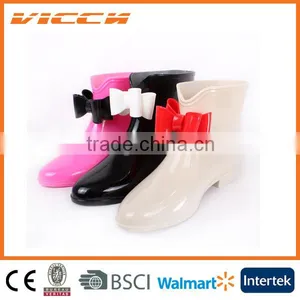 Bling Bling Transparent Pvc Rain Boots thumbnail-1