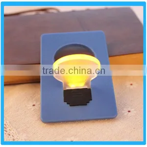 Customized Plastic Promotional Gifts Pocket Lights Portable LED Credit Card Lights thumbnail-1