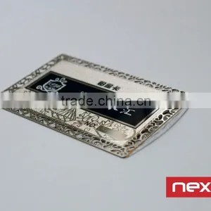 Cut Out Logo Stainless Steel Metal Member Card, Business Card thumbnail-4
