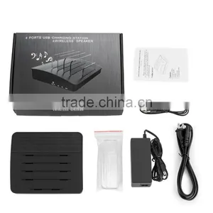 VOXLINK NEW 30W Bluetooth Wireless Speaker 4 Ports USB Charger Charging Station Dock thumbnail-6