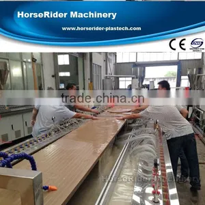 PVC WPC Garden Board Profile Production Plant/Plastic Wood Garden Plate Sheet Making Machine thumbnail-4