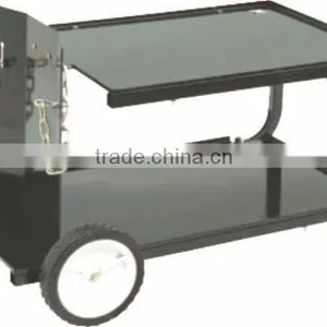 Two Wheel Welding Cart,Tool Cart for Gardening,Premium Welding Carts for Welder thumbnail-1