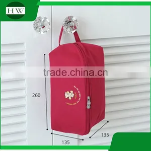 Popular Mini Portable Drawstring Polyester Material Custom Hanging Travel Toiletry Bag thumbnail-5
