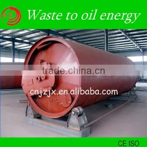 Waste Tire Recycling to Diesel Continuous Plastic to Oil Machine Waste Oil to Diesel Distillation Plant thumbnail-1