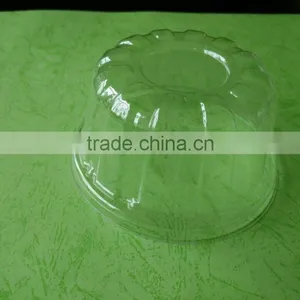 Clear Plastic Dome Lid for Ice Cream thumbnail-1