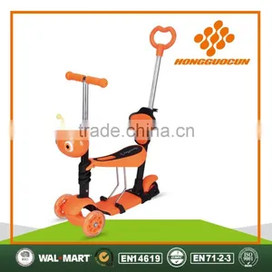 Kid Kick Scooter Three PU Wheels Sit Ride Kick Scooters thumbnail-2