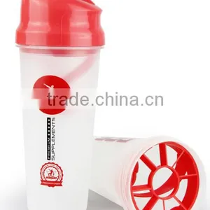 BPA Free 700ML Plastic Protein Shaker Bottle With Metal Ball,mixing Shaker Bottle thumbnail-1