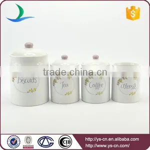 Ceramic Storage Container Biscuit Tea Sugar and Utensil Jars thumbnail-1