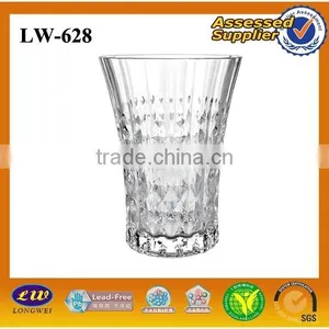 Machine Made Carved Glass Cup/diamond Glass Cup/cheap Glass Cup thumbnail-4