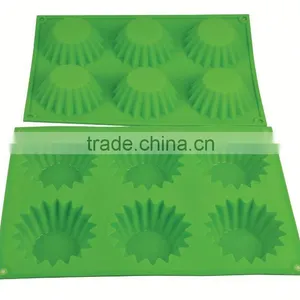 FDA LFGB Fashion Food Grade Silicone Lace Molds for Cake Decorating thumbnail-1