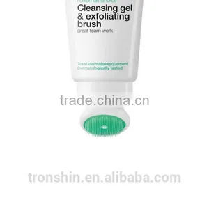 Soft Food Grade Light Pink Silicone Face Cleaning and Clearing Brush thumbnail-2