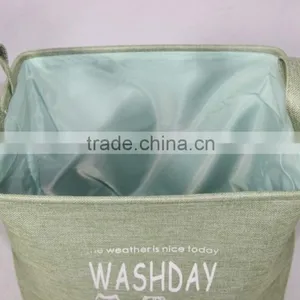 600D Oxford Cloth Laundry Pop up Hamper Basket Beautiful Large Laundry Basket With Wheels thumbnail-4