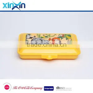 Plastic Double Layer Bento Lunch Box thumbnail-1
