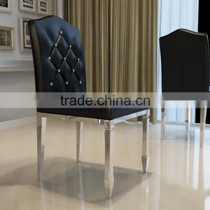 Modern Appearance Stitching PU Back Dining Chair thumbnail-4