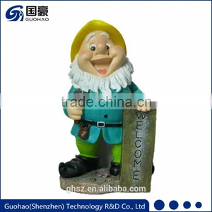 Resin Garden Sculpture Welcome Gnomes Onnament for Sale thumbnail-1