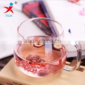 Heat Resistant Glass Cup/ Clear Glass Cup for Tea, Milk, Coffee thumbnail-1