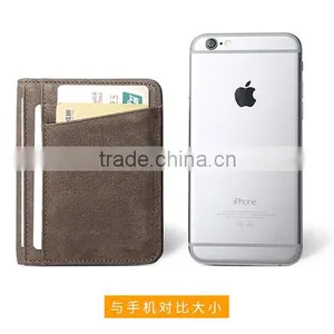 Promotion Gift PU Leather Pouch , Card Holder Leather Wallet thumbnail-2