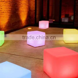 Led Cube.led Plastic Stool thumbnail-1