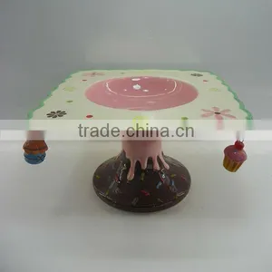 Dolomite Craft Delicious Ceramic Cake Plate for Birthday thumbnail-1