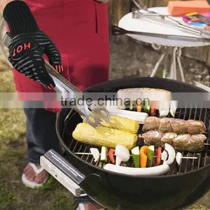 Perfect For Fireplace, BBQ, Fire Pit, Oven, Cooking, Bbq Grill Gloves/ Heat Resistant Gloves thumbnail-5