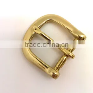 End Bar Solid Brass Buckle With One Prong, Belt Buckle thumbnail-2