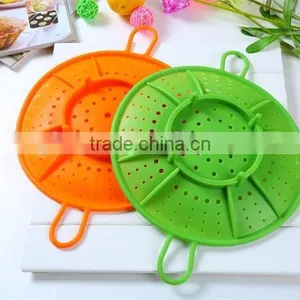Kitchen Tools Silicone Steaming Rack Steamer Microwave Oven Drain Rack thumbnail-1