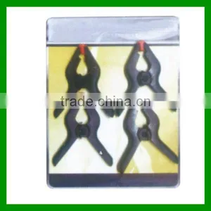 High Pressure 4PCS 3" Black Plastic Small Antiskid Spring Hose Clamp ,plastic Spring Clamp thumbnail-1