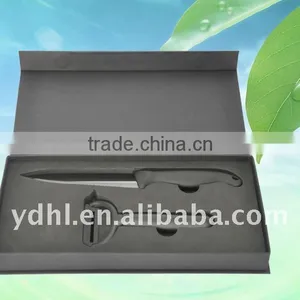 2pc Black Ceramic Knife and Peeler Set thumbnail-1
