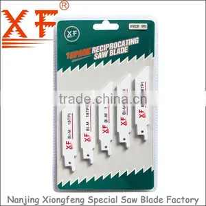 XF-S522EF 5PCS: Metal/pipes Cutting 18TPI BI-M Reciprocating Saw Blade,sandflex Hacksaw Blade thumbnail-1