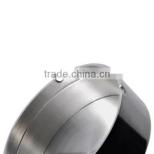 Newness Stainless Steel Tabletop Unbreakable Ashtray With Detachable Rotating Lid thumbnail-6