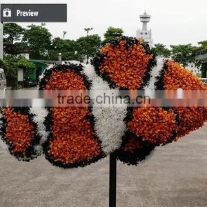 Artificial Green Topiary Grass Animal Sculpture Plant for Decoration thumbnail-2