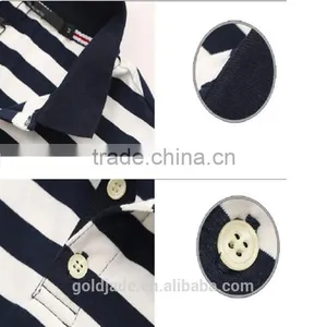 2015 High Quality Polo Shirt Newest Design Polot-shirt for Men,stripe Design Casual or Classical Couple Polo Golf T-shirt thumbnail-5
