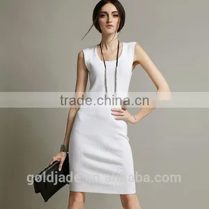 Hot Sale Knitting Fancy Dress for Women Ladies Sleeveless Casual Dress Spring Summer 2016 thumbnail-1