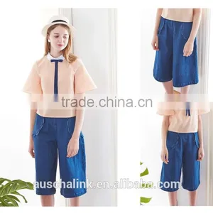 Latest Design High Waist Lady Fashion Classic Blue Jeans Pants thumbnail-6