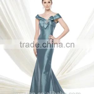 High Quality Strap Satin Beaded Mother Bride Sexy Wedding Night Dresses thumbnail-1