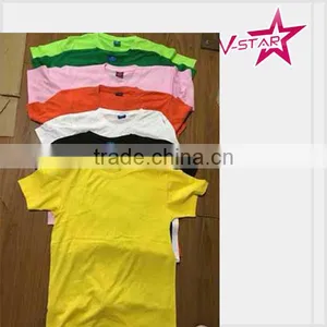 Unisex 100%cotton T-shirt in Stock Wholesale thumbnail-1