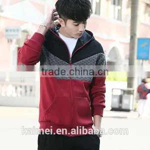 Wholesale Beautiful Design Amazing Quality Eco-friendly Breathable Anti-wrinkle Men's Fleece Hoodie CVC(60/40) thumbnail-1